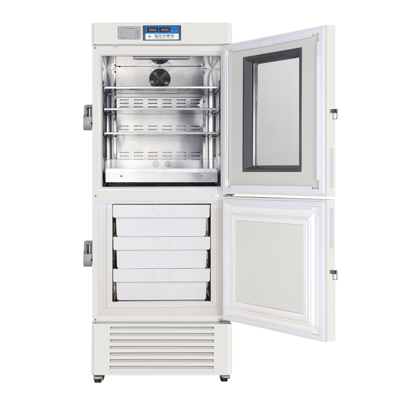 laboratory fridge combined with freezer dual temp